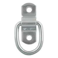 (image for) Tie-Down D-Rings, 1" x 1 1/4", Surface Mount, 1,200 lbs #83730