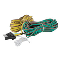 (image for) 4-Way Flat Trailer Connector Plug 20' Wires #57220
