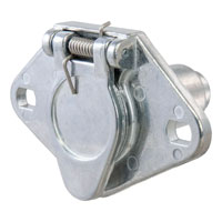 (image for) 6-Way Round Vehicle Connector Socket Die-Cast #58091