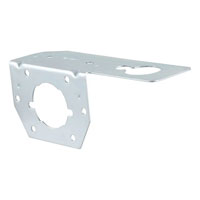 (image for) 4-6 Way Round Electrical Mounting Bracket Zinc Plated #58210