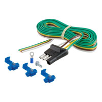 (image for) 4-Way Flat Trailer Connector Plug Kit 48" Wires #58349