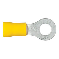 (image for) Ring Terminal Yellow 1/4" Stud #59534