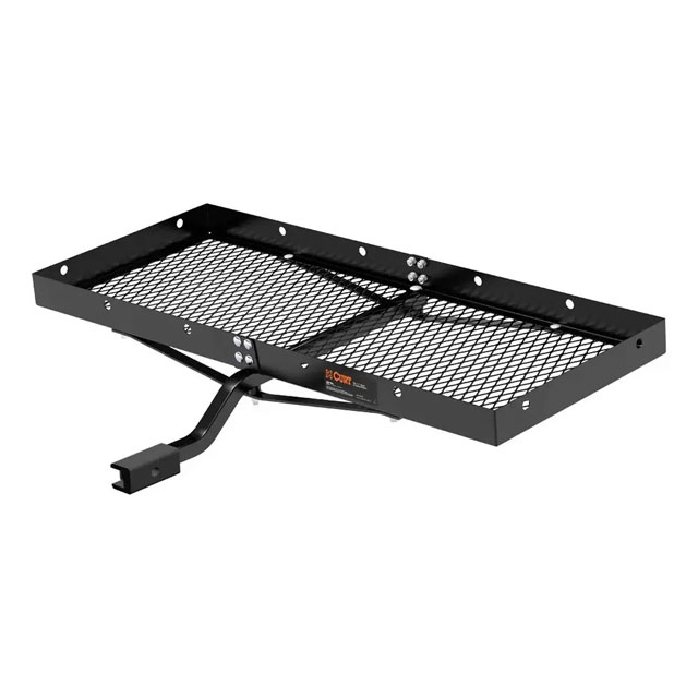 (image for) Tray Style Black Steel Cargo Carrier, 48 X 20 X 2 3/4", 1 1/4" or 2" Fixed Shank #18110