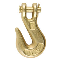(image for) 3/8" Clevis Grab Hook, 6.6k, Yellow Zinc #81438