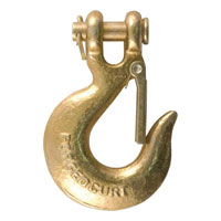 (image for) 3/4" Safety Latch Clevis Hook, 14k #81550