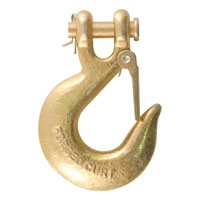 (image for) 3/8" Safety Latch Clevis Hook, 24k #81960