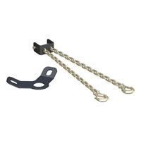 Crosswing 5th Wheel Hitch Replacement Safety Chain Assembly With GooseNeck Anchor Plate #16614 (image for) Crosswing 5th Wheel Hitch Replacement Safety Chain Assembly With GooseNeck Anchor Plate #16614