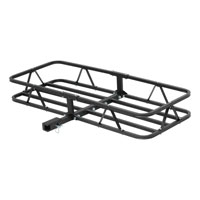 (image for) Black Steel Cargo Carrier Basket-Style, 48 X 20 X 6", 1 1/4" or 2" Fixed Shank #18145