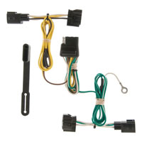 (image for) Jeep Wrangler TJ 1998-2006 No-Splice Custom 4-Flat Wiring Harness #55363