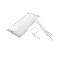 (image for) 7-1/4" Zip Wire Tie Self Locking White Plastic #59728