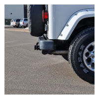 (image for) Jeep Wrangler TJ 1997-2006 2" Class 3 Round Body Receiver Trailer Hitch #13430