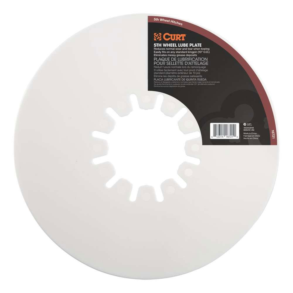 (image for) Fifth Wheel Hitch 10 Inch Lube Plate #16721 - Click Image to Close