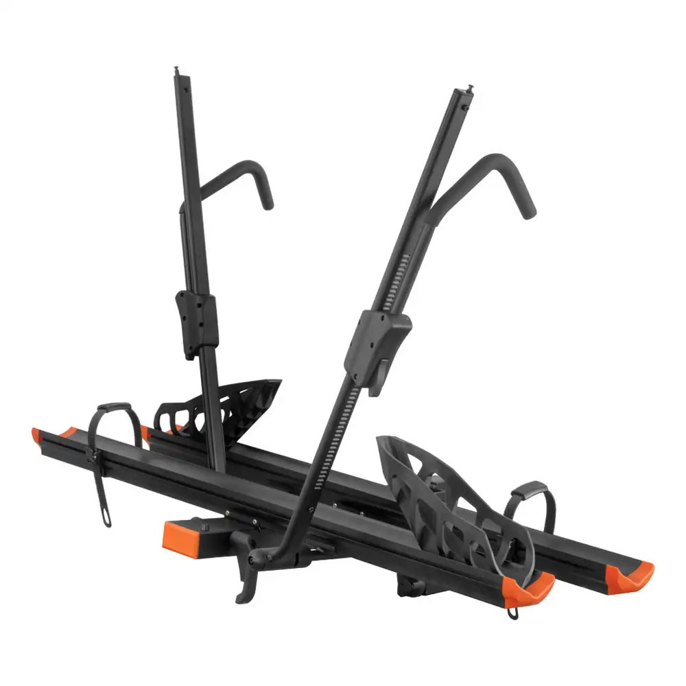 (image for) Tray Style Hitch Mounted Bike Rack, Aluminum, 2 Bike, 2" Shank #18088 - Click Image to Close