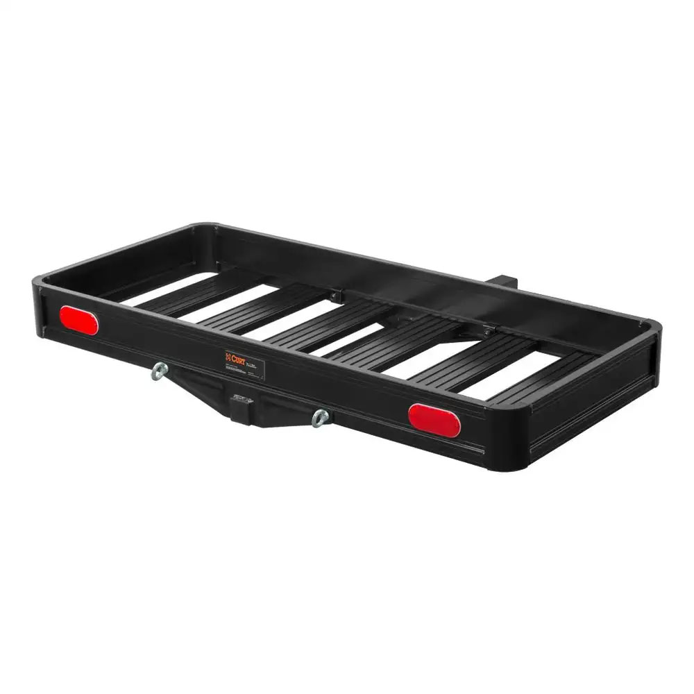 (image for) Aluminum Basket Cargo Carrier 49" X 22 1/2 X 4", 2" Shank #18113 - Click Image to Close
