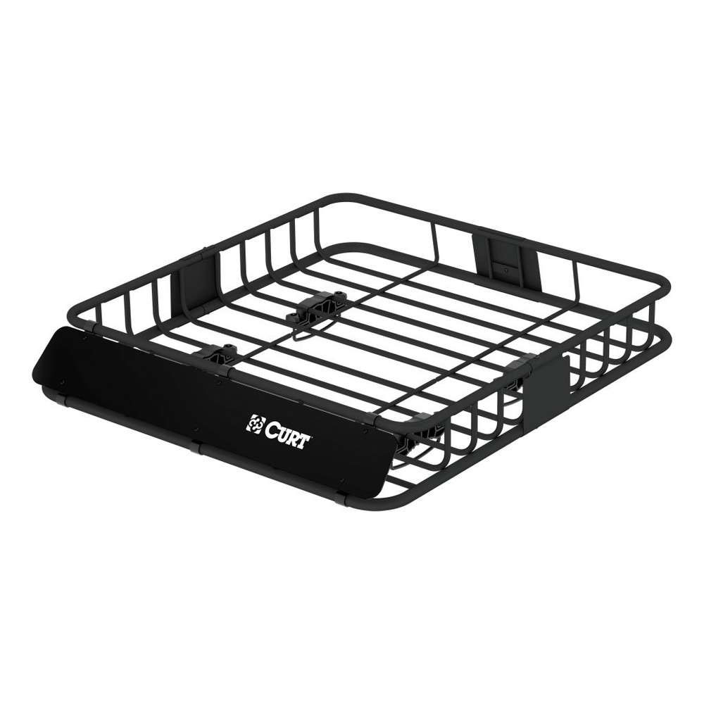 (image for) Black Steel Roof-Mounted Cargo Carrier 41 1/2" X 37" X 4 #18115 - Click Image to Close