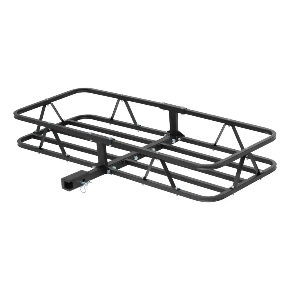 (image for) Black Steel Cargo Carrier Basket-Style, 48 X 20 X 6", 1 1/4" or 2" Fixed Shank #18145 - Click Image to Close