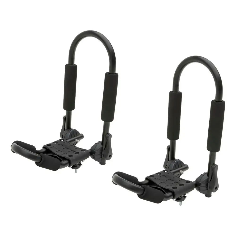 (image for) Aluminum Adjustable Roof Rack Kayak Holders #18320 - Click Image to Close