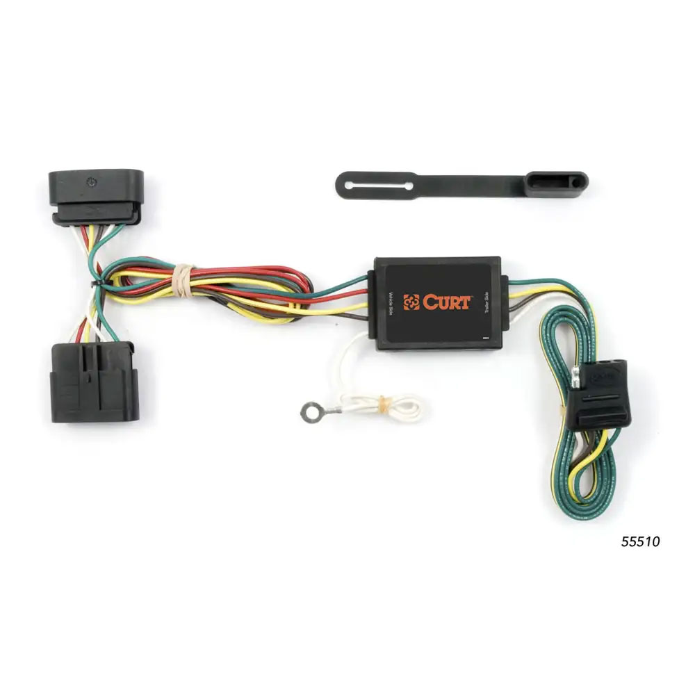 (image for) GMC Canyon 2004-2012 No-Splice Custom 4-Flat Wiring Harness #55510 - Click Image to Close