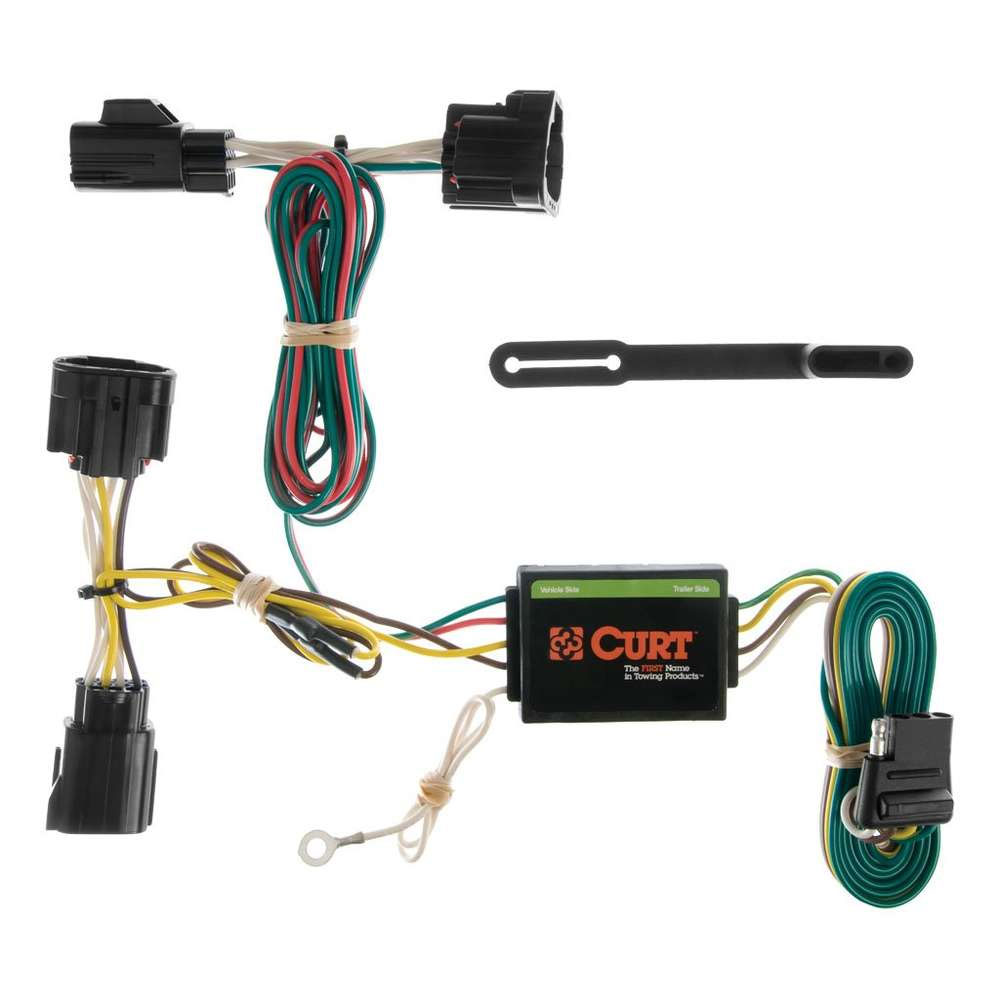 (image for) Jeep Commander 2006-2010 No-Splice Custom 4-Flat Wiring Harness #55414 - Click Image to Close
