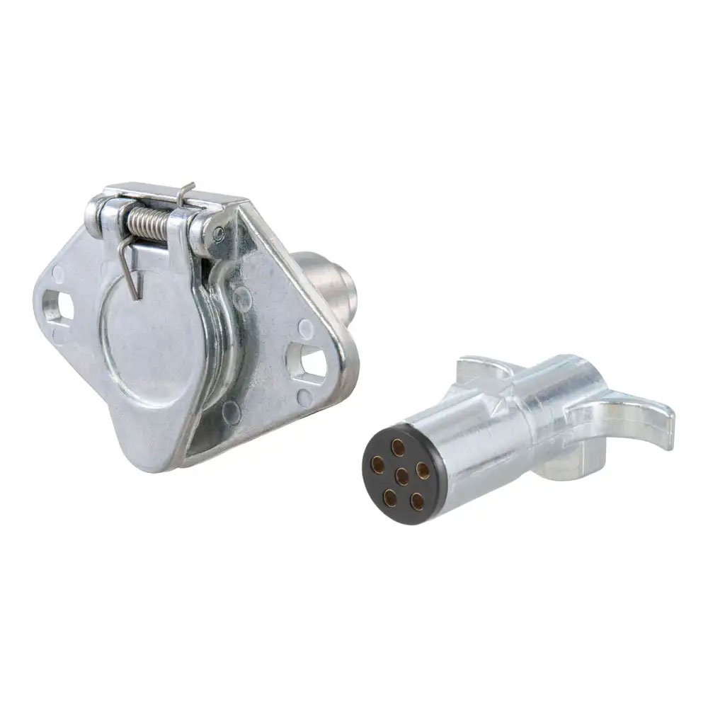 (image for) 6-Way Round Connector Socket And Plug #58092 - Click Image to Close