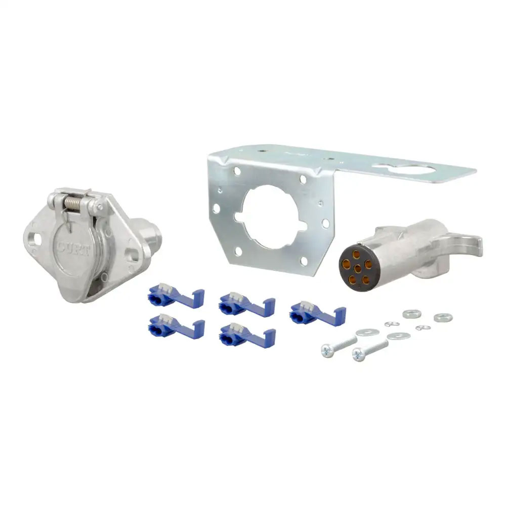 (image for) 6-Way Round Connector Socket And Plug Kit #58093 - Click Image to Close