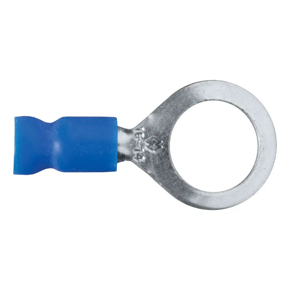 (image for) Ring Terminal Blue 3/8" Stud #59523 - Click Image to Close
