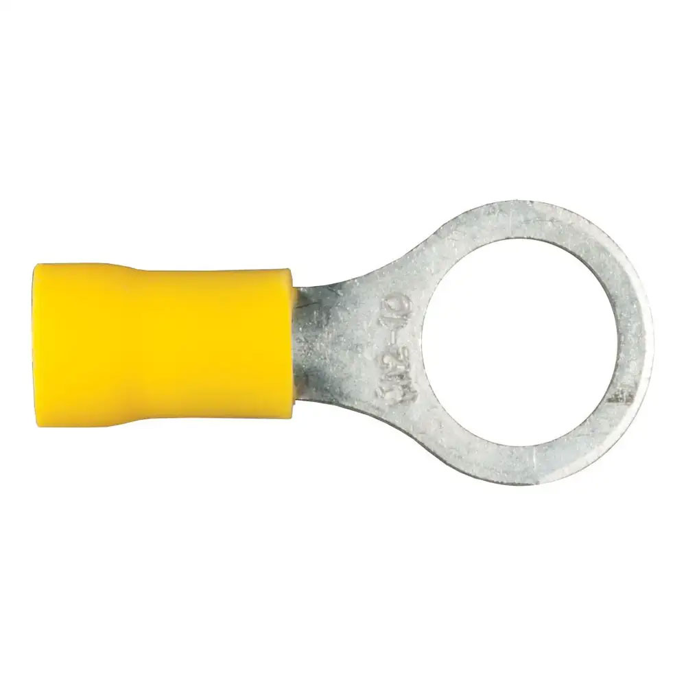(image for) Ring Terminal Yellow 3/8" Stud #59538 - Click Image to Close