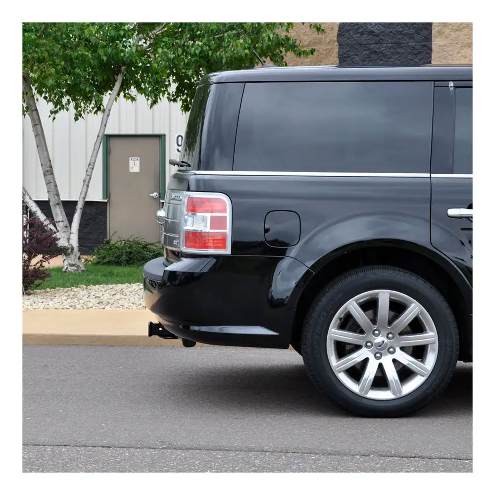 (image for) Ford Flex Single Exhaust 2009-2019 2" Class 3 Round Body Receiver Trailer Hitch #13551