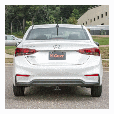 (image for) Hyundai Santa Fe 2019-2020 2" Class 3 Round Body Receiver Trailer Hitch #13195 - Click Image to Close