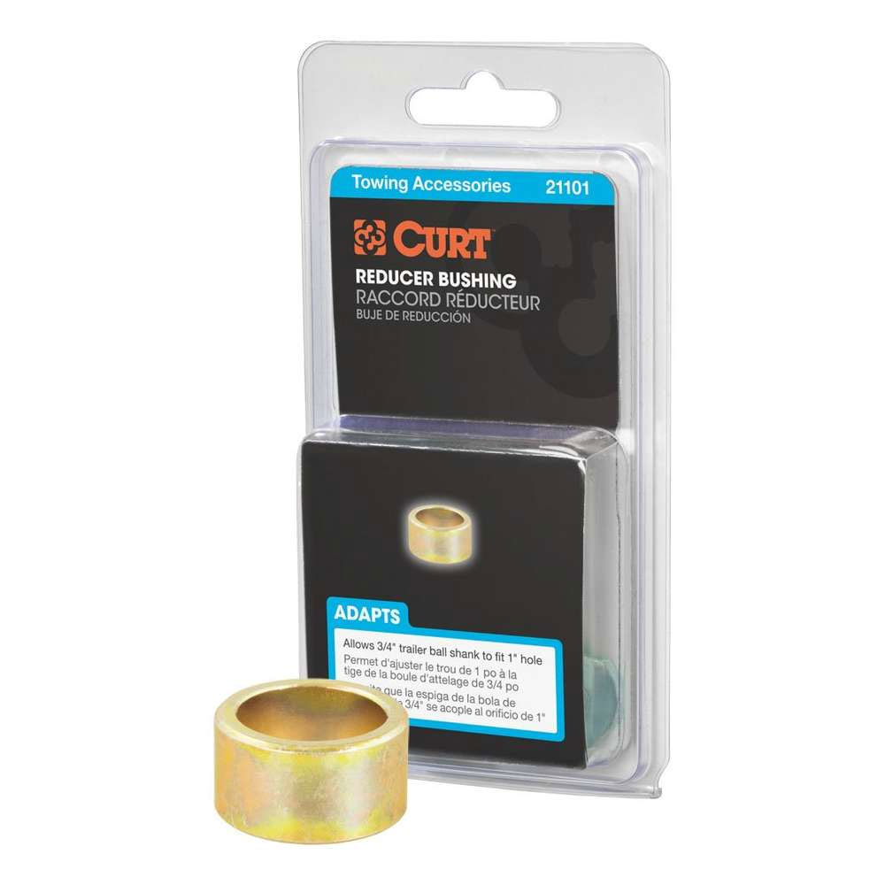 (image for) Trailer Ball Reducer Bushing, Reduces 1" To 3/4" Stem #21101 - Click Image to Close