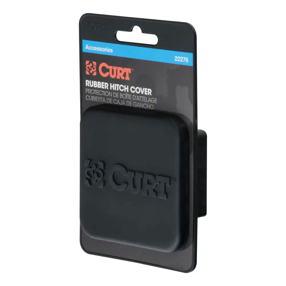 (image for) 2" Rubber Receiver Hitch Tube Cover, Black #22276 - Click Image to Close