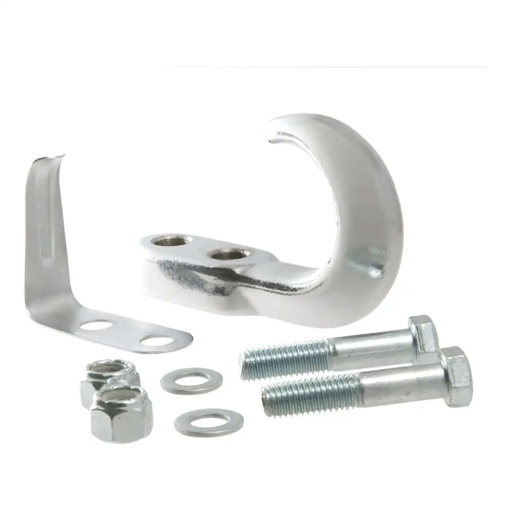 (image for) Chrome Tow Hook 10k With Hardware #22401 - Click Image to Close