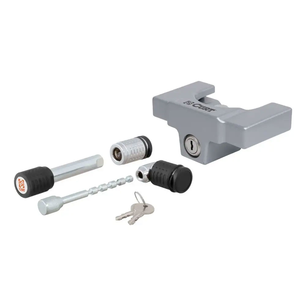 (image for) Curt Hitch and Coupler Lock Set For 2 5/16" Flat Lip Couplers #23088 - Click Image to Close