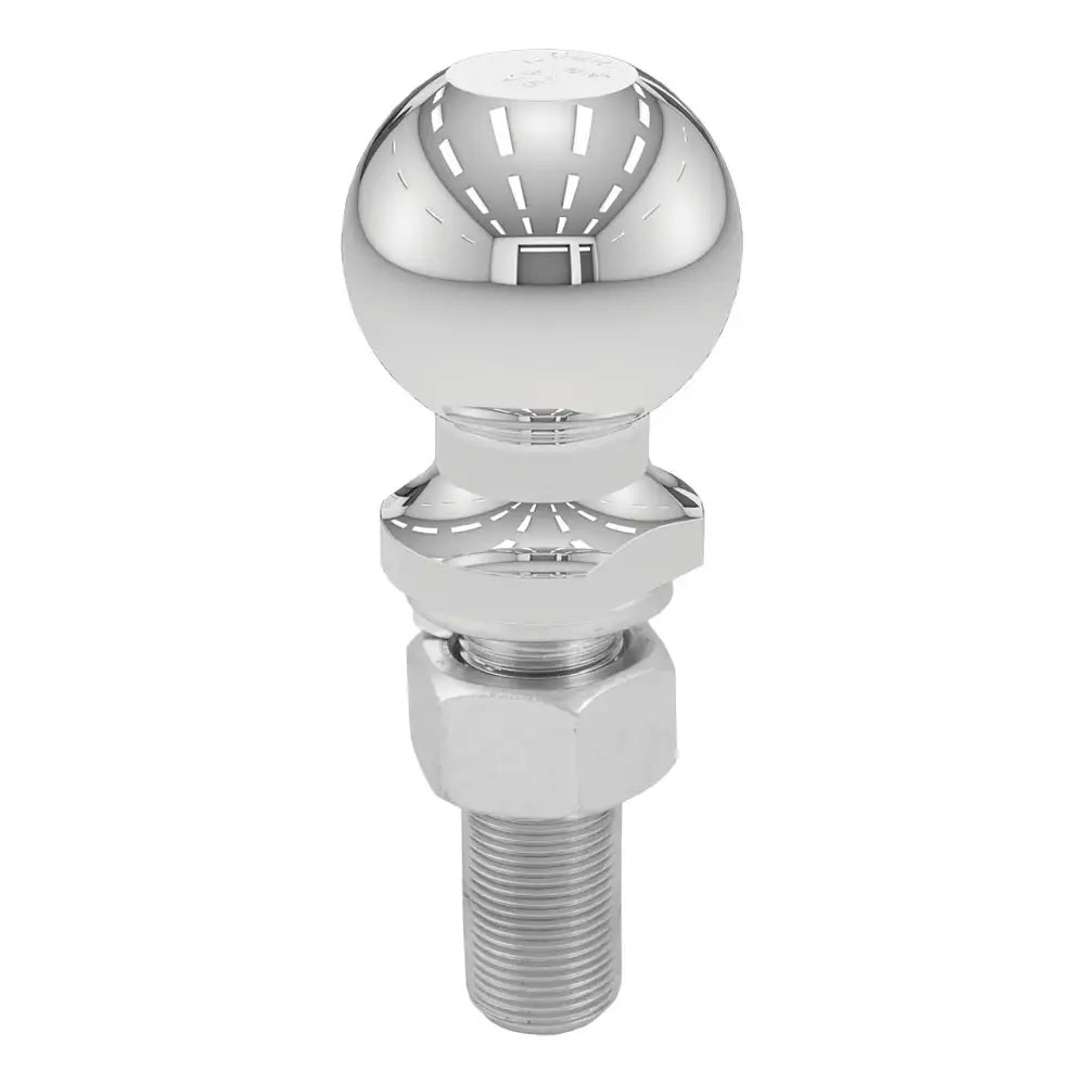(image for) 2 5/16'' Chrome Trailer Hitch Ball, 6k, 1" X 3" Shank #40021 - Click Image to Close