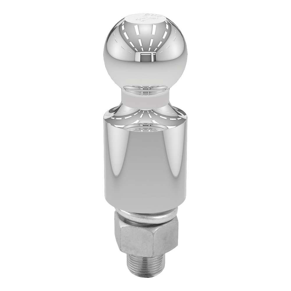 (image for) 1 7/8'' Chrome Trailer Hitch Ball, 3.5k, 1" X 2 1/8" Shank, 2" Rise #42032 - Click Image to Close