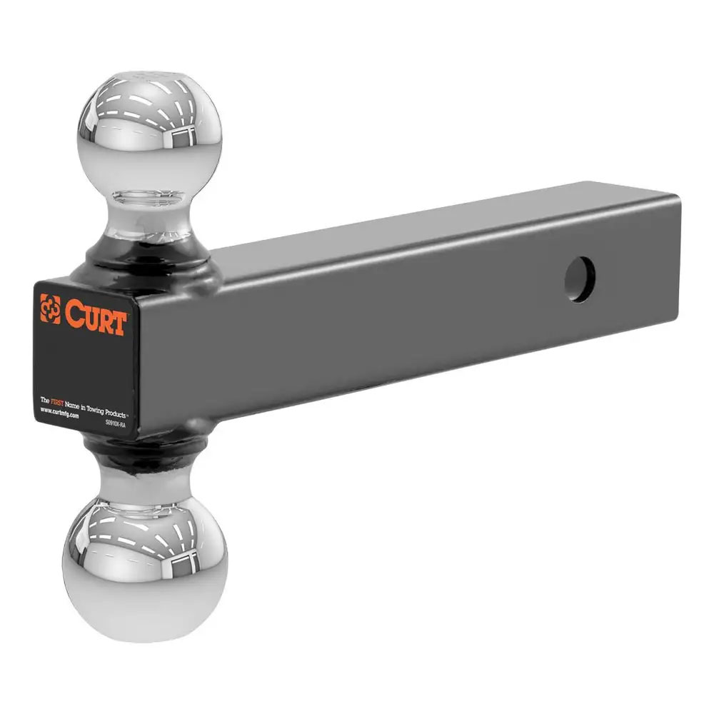 (image for) Multi-Ball Mount,7.5-10K, 2" Hollow Shank, 7" & 8 1/2", 2", 2 5/16" Chrome Balls, #45002 - Click Image to Close