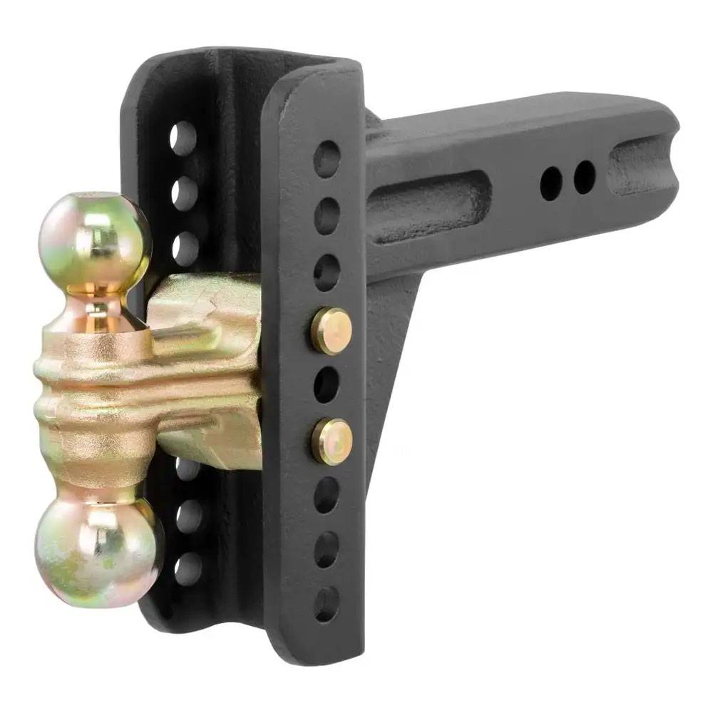 (image for) Adjustable Channel Mount HD Dual Ball, 2 1/2" Shank, 6" Drop #45902 - Click Image to Close