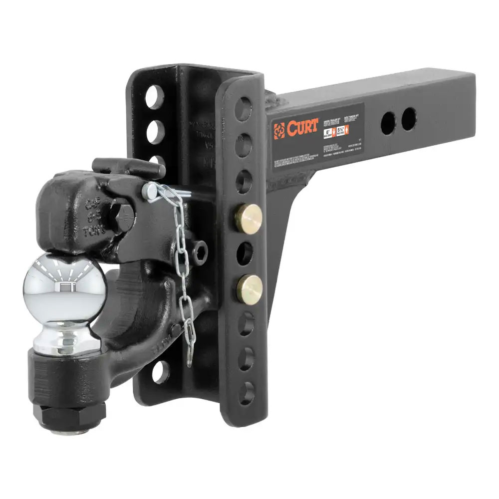 (image for) Adjustable Channel Mount,2 5/16" Ball & Pintle Combo, 13K #45907 - Click Image to Close