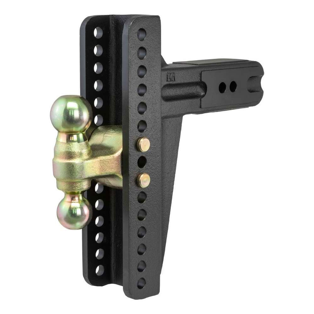 (image for) Adjustable Channel Mount Dual Ball 3" Receiver 21K 10 5/8" Drop #45928 - Click Image to Close