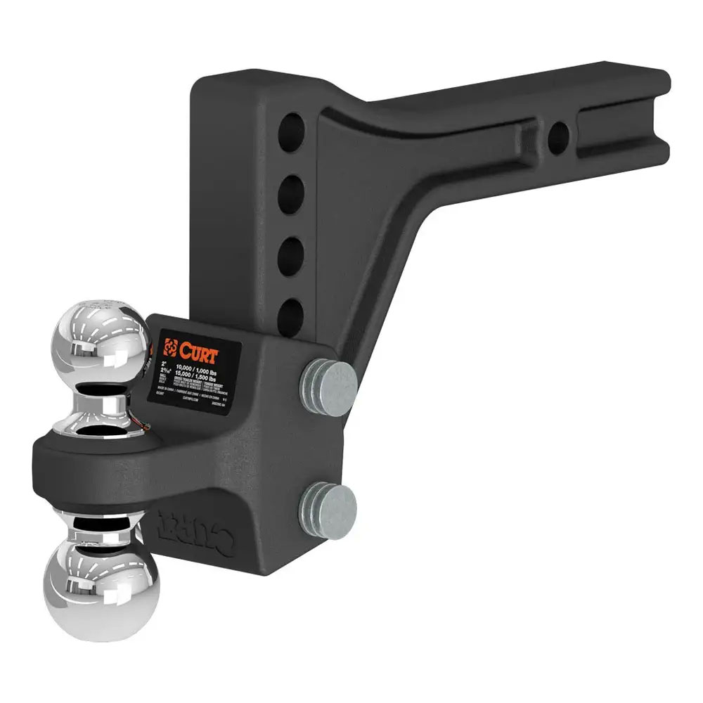 (image for) Adjustable Dual Ball Mount, 10k/15K, 2" Shank, 5 1/2" Drop #45935 - Click Image to Close