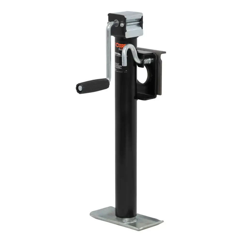 (image for) Bracket Mount Trailer Swivel Jack, 2k Lift, Side Wind, 14 1/2" Travel #28306 - Click Image to Close