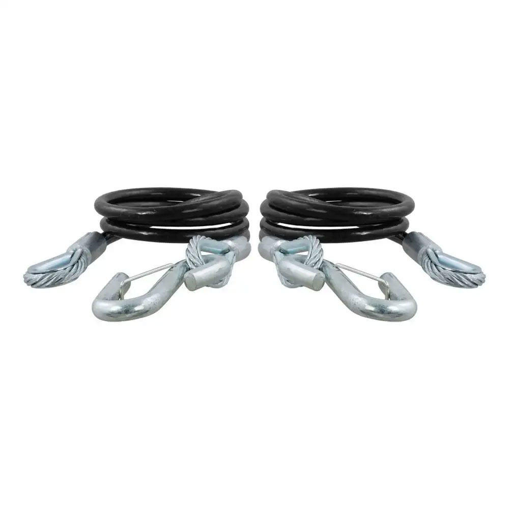(image for) 1/2" Vinyl Coated Safety Cable With Snap Hook, 5k, 2 Pack #80151 - Click Image to Close