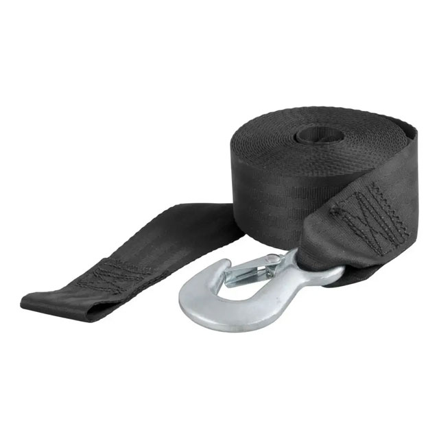 (image for) Nylon Winch Strap With Snap Hook, 20' x 2", 1333 lbs. #29007