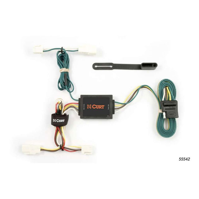 (image for) Toyota Corolla Sedan 2003-2013 No-Splice Custom 4-Flat Wiring Harness #55542