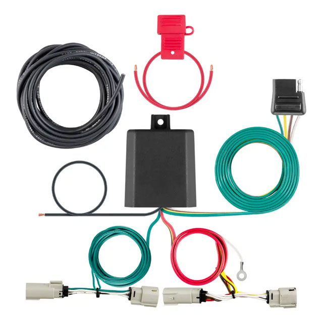 (image for) Ford Bronco 2021-2025 With LED Taillights No-Splice Custom 4-Flat Wiring Harness #56468