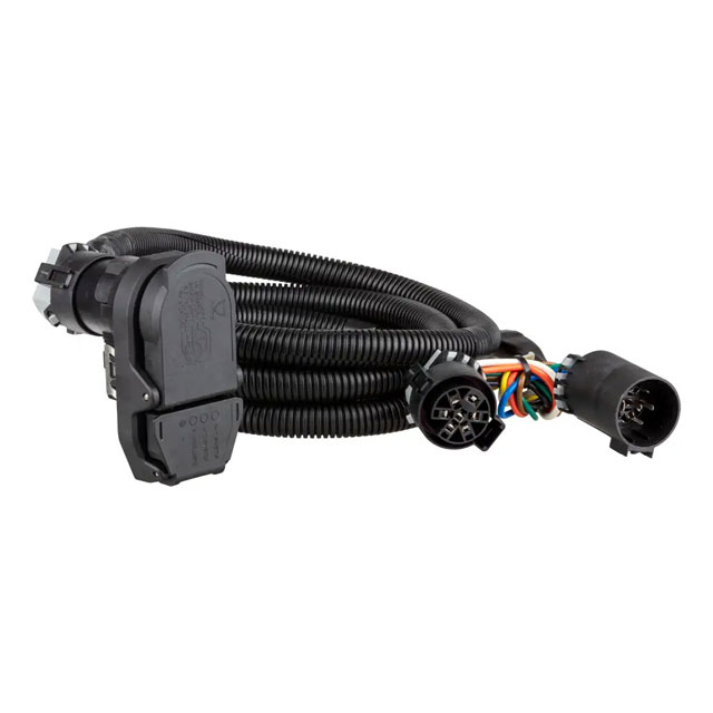 (image for) Chevrolet Silverado 2019-2026 7' Custom Wiring Harness Extension Adds 4-Way & 7-RV Blade #56003
