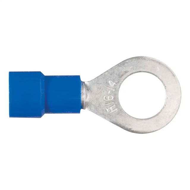 (image for) Ring Terminal Blue 1/4" Stud #59522