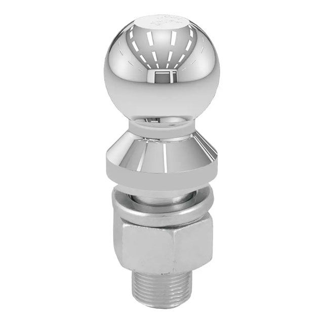 (image for) 2 5/16'' Chrome Trailer Hitch Ball, 20k, 1 1/4" X 2 3/4" Shank #40105