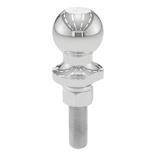 (image for) 1 7/8'' Chrome Trailer Hitch Ball, 2k, 3/4" X 3" Shank #40171
