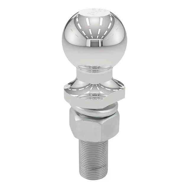 (image for) 2'' Chrome Trailer Hitch Ball, 6k, 1" X 3" Shank #40174